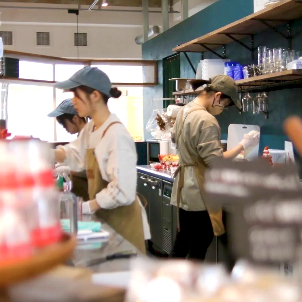 店内のスタッフの写真