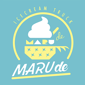 ICE CREAM TRUCK MARUdeロゴマーク